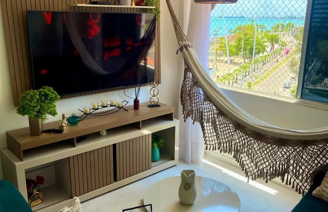 Apartamento Alto Padrao Moderno Frente A Praia Com 2 Quartos Melhor Localizacao Beira Mar-1