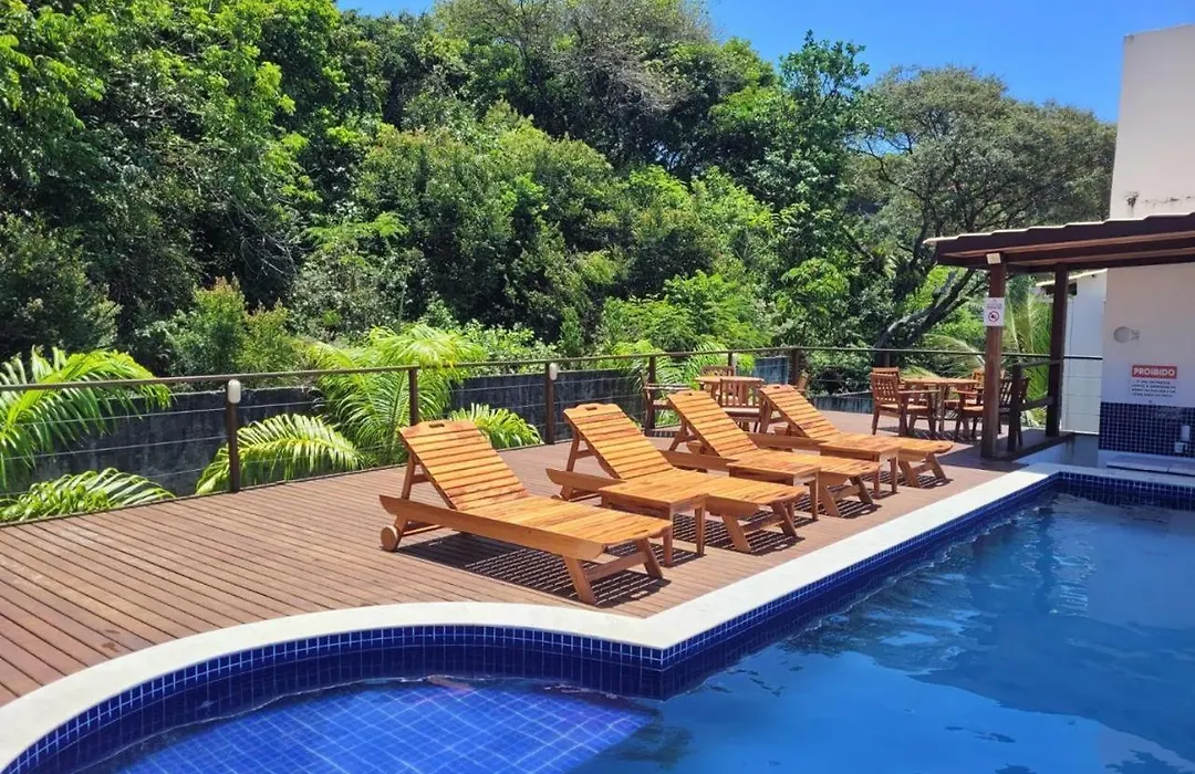 Flat Mare 3 - 2Da Praia Condominio Com Piscina, Morro De Sao Paulo-1