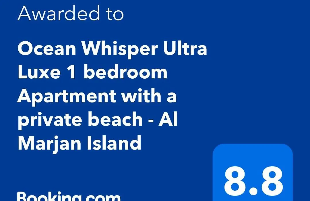 Ocean Whisper Ultra Luxe 1 Bedroom Apartment With A Private Beach - Al Marjan Island-1