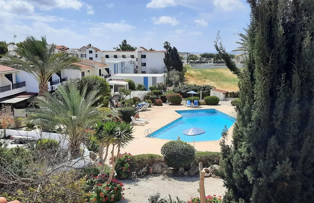 Kato Paphos Sea View Apartment With Pool-1