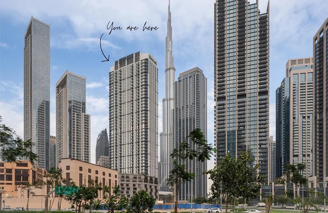 Emaar Burj Crown - 1Br Sea View Across From Burj Khalifa, Walk To Dubai Mall-1