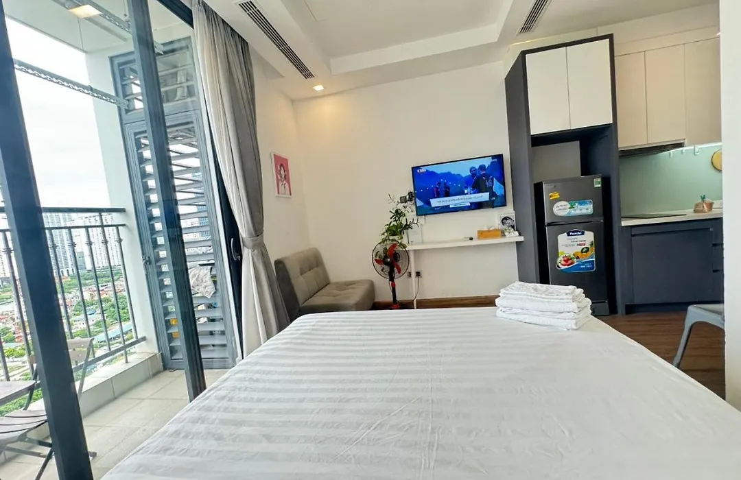 Lux Studio Apartment Near My Dinh And Keang Nam 30 Minutes To Airport-1