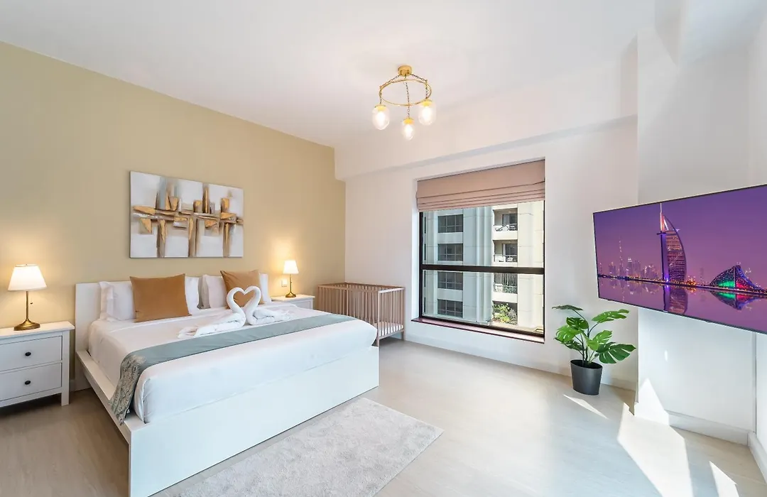 Prime Spacious 5 Plus 1 Bedroom Apt On Jbr Beach Near Metro ,Walk To The Mall, Dining & Entertainment - By Sunkissed Holiday Homes-1