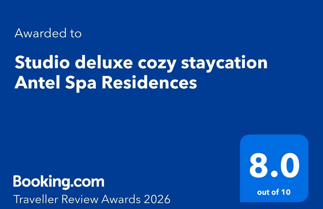 9Th Floor Studio Deluxe Cozy Staycation Antel Spa Residences-1
