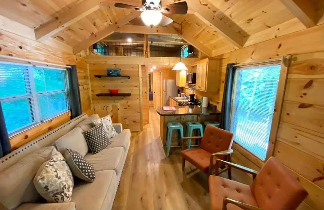 Nana Cabin Tiny Log Home Comfort In Rustic Bliss-1