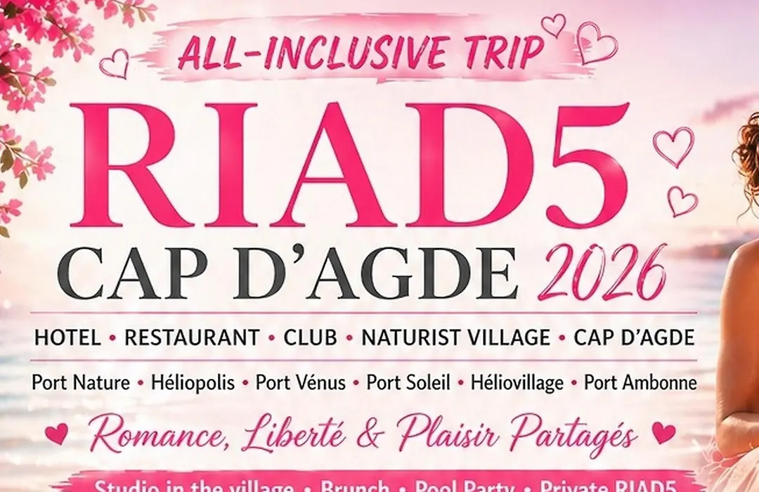 Village Naturiste Cap D'Agde Hotel Libertin Location Studio Club Riad 5-1