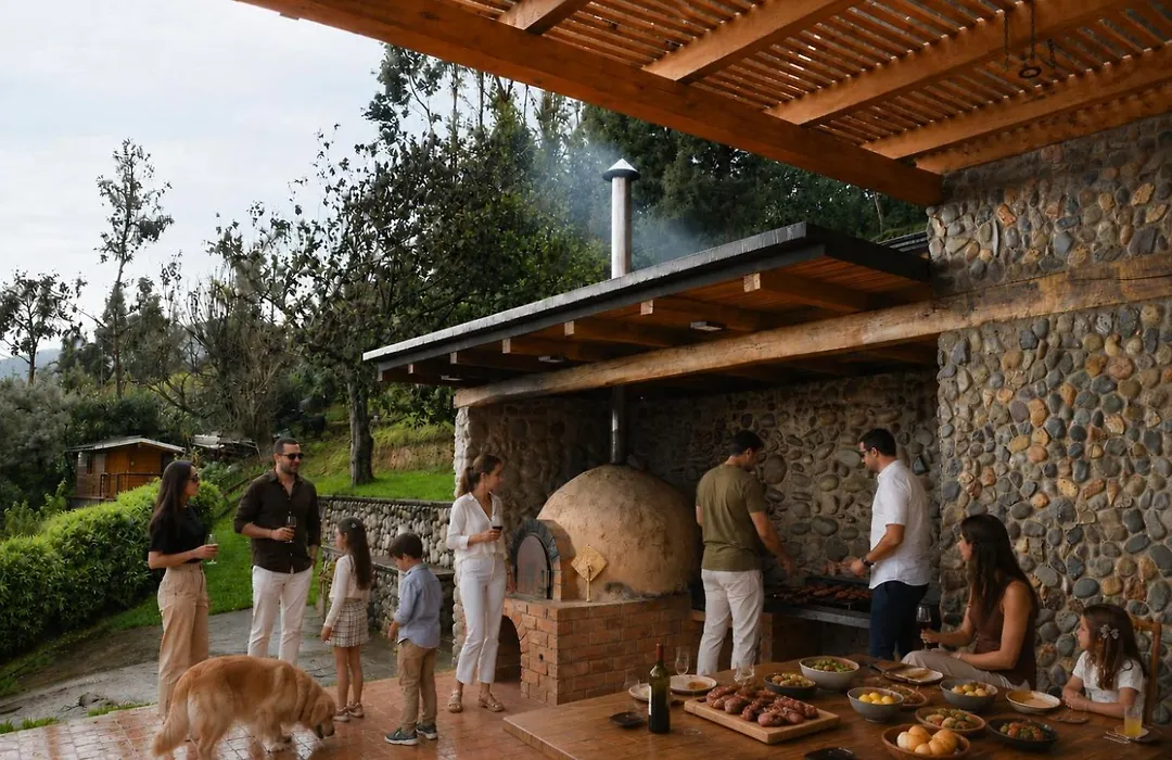 Vacaciones En Cuenca, Quedate En Picota Cucho Una Encantadora Quinta Vip Con Jacuzzi, Turco, Zona Bbq A 10Km Del Centro De La Ciudad - 20 Huespedes - 3 Habitaciones-1