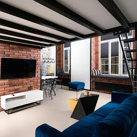 Stylowe Lofty Piotrkowska 37 Antresola Zrewitalizowana Kamienica Centrum-3
