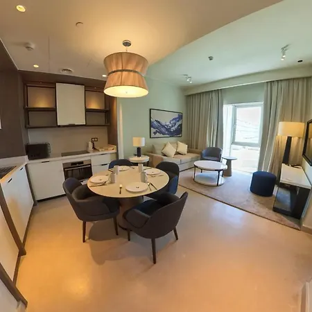 Address Beach Resort Marassi Serviced Apartment One Bedroom Suite, Partial Marina View-2