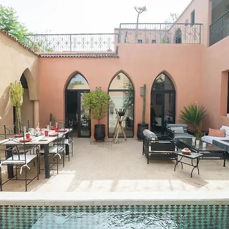 Charmante Villa Avec Piscine Privee A 10 Min Du Centre De Marrakech - Famille Uniquement-2