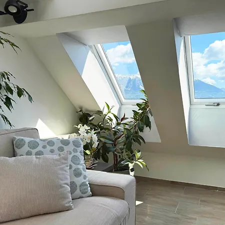 Deerwood-Sky Attic With Bled Castle View-No Kitchen-2