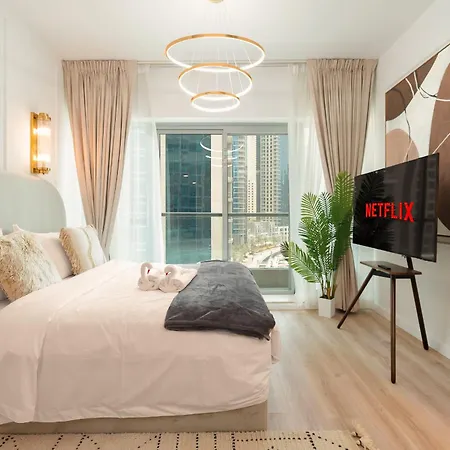 Keyrock - Dubai Marina Apartment With Stunning Sea View, Pool, Gym & Free Parking-2