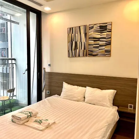 Great Studio Apartment In Vinhomes Green Bay 30 Minutes To Airport-2