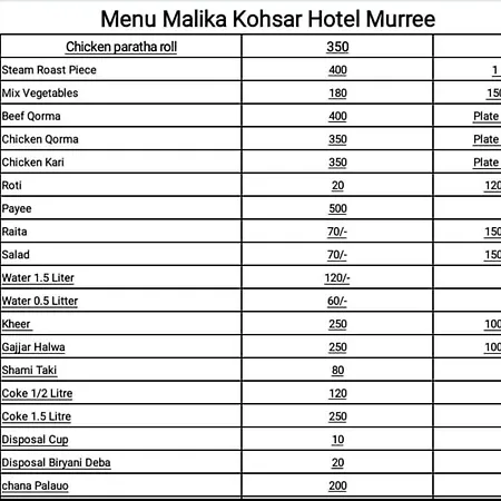 Malika Kohsar Hotel Murree-3