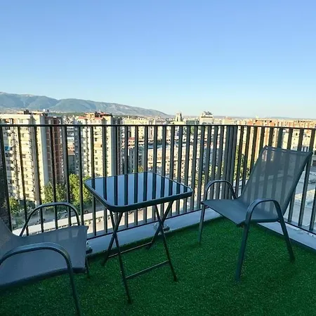 City View 1Br - Central Skopje - Free Parking-3