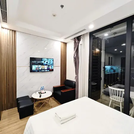 Luxury Studio In Vinhomes Green Bay, 25' To Airport, Gym, Swimming Pools-2
