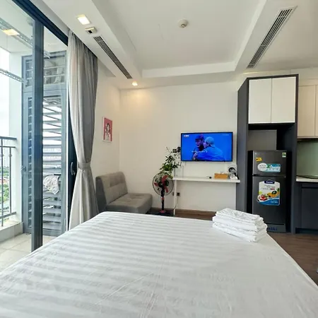 Lux Studio Apartment Near My Dinh And Keang Nam 30 Minutes To Airport-3