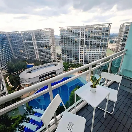 2 Bedroom Azure South Paranaque High Floor City Pool View-3