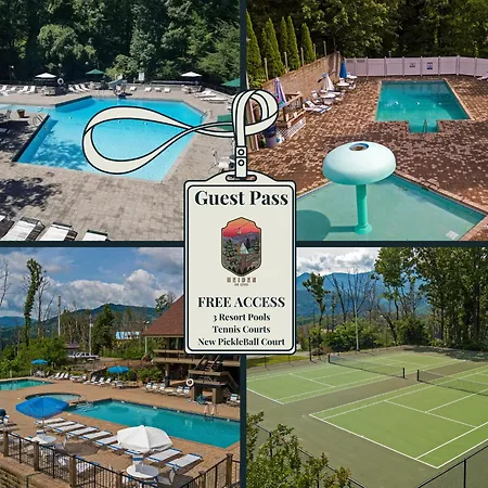 High Bear Activity, Handicap Ramp, Hot Tub, Fire Table, Game Room, Family Cabin-2