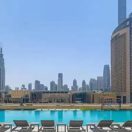 Vogue Downtown Views II With Direct Access To Dubai Mall Via A Climate Controlled Bridge, Two Bedroom Apartment With Balcony And Burj Khalifa View-2