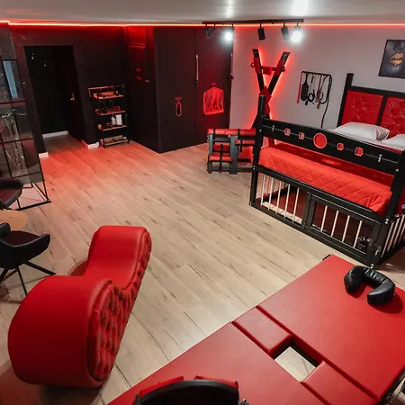 Red X Loft Private Adults Only Apartment Bdsm-2