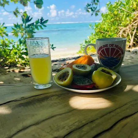 Parea Lodge Huahine Bungalow F2 #Miti-3