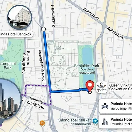 Parinda Hotel - Near Benjakitti Park & Queen Sirikit National Convention Center-2