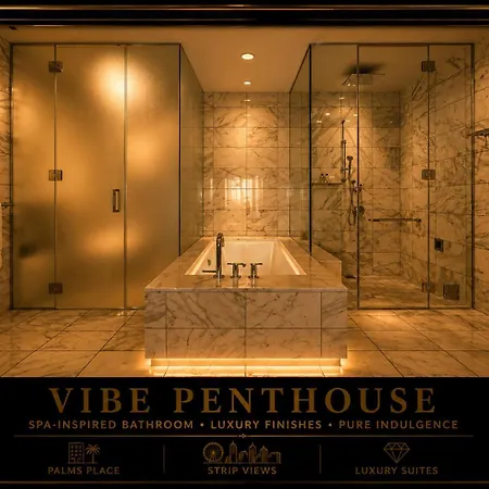 Luxury 4000 Sqft Penthouse At Palms Place 56 Floor-2