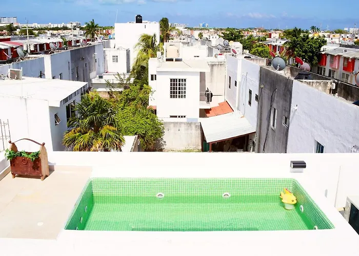 Habitacion Privada, Jacuzzi Rooftop, Ac, Gran Wifi Cancun