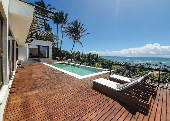 Casa Blanca - Vista Espetacular No Coracao Do Arraial D'Ajuda Villa Porto Seguro