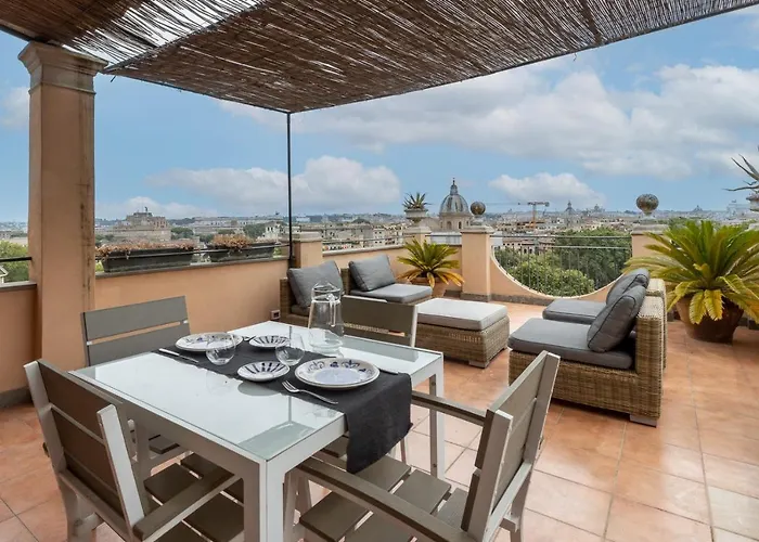 Santonofrio Sky Terrace Penthouse Apartment Rome
