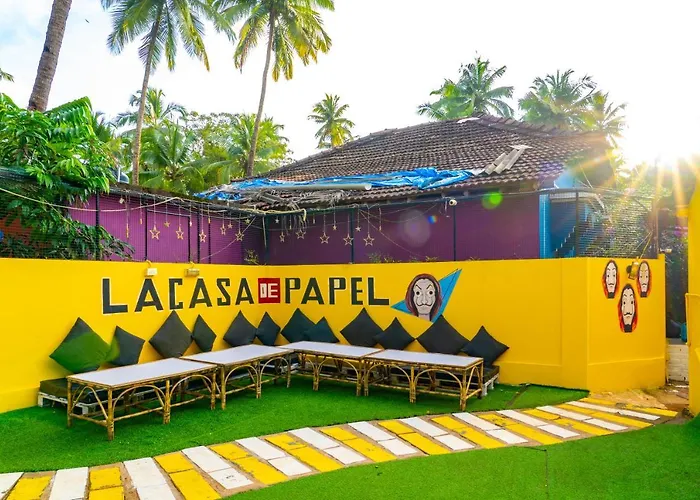 Whoopers Hostel Palolem- Money Heist Themed