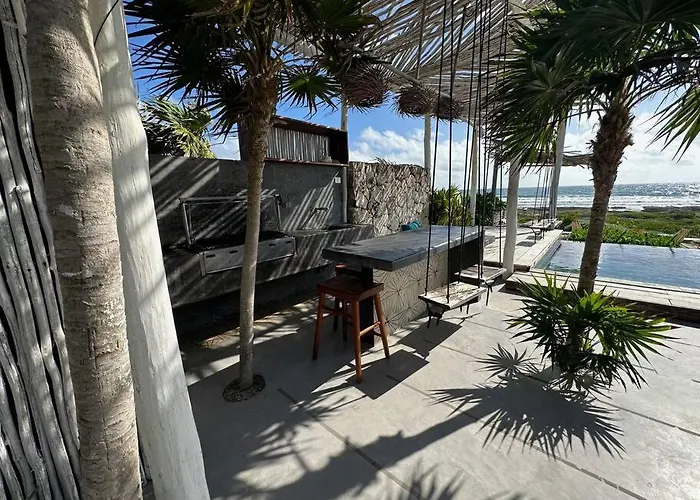 Tulum Beachfront Villa I'Ik By Casa Xuul Tulum