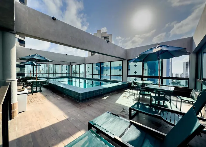 Flat Em Boa Viagem Rooftop 470 Conforto E Localizacao Privilegiada Recife