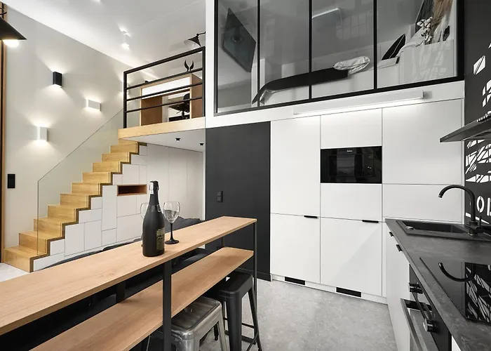 Stylowe Lofty Piotrkowska 37 Antresola Zrewitalizowana Kamienica Centrum Lodz