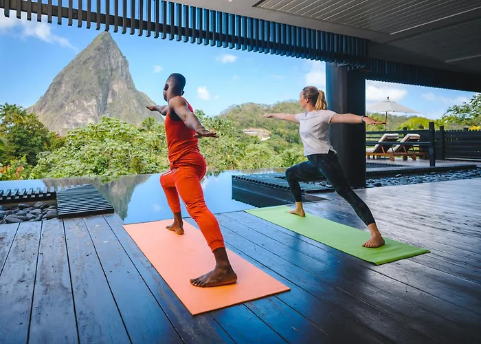 Rabot Hotel From Hotel Chocolat Soufriere