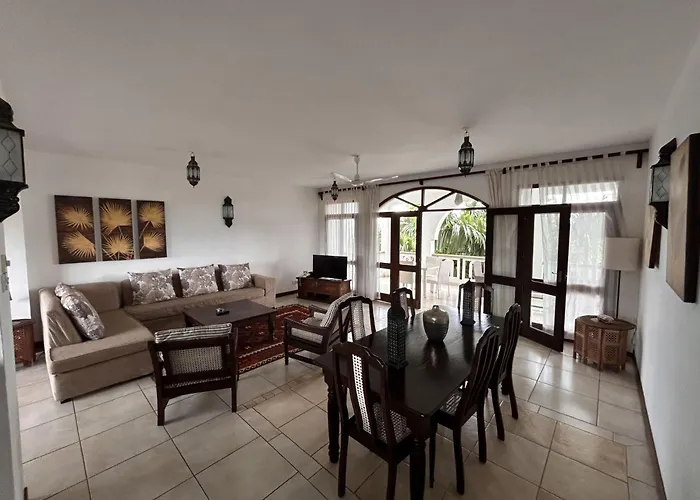 Beach Front Spacious Apartment With Oceanview -- Lantana Galu Beach Apartment Diani Beach