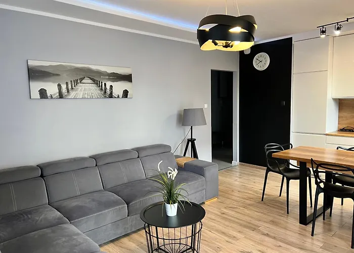 Stylish Apartment Oldtown Riverview Balcony Gdansk