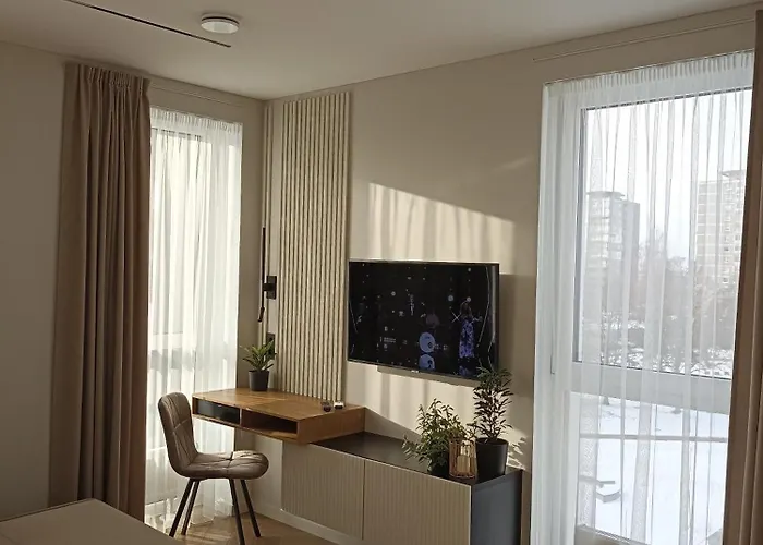 Apartments With A Balcony And An Impressive Terrace On The Roof Of The House Vilnius