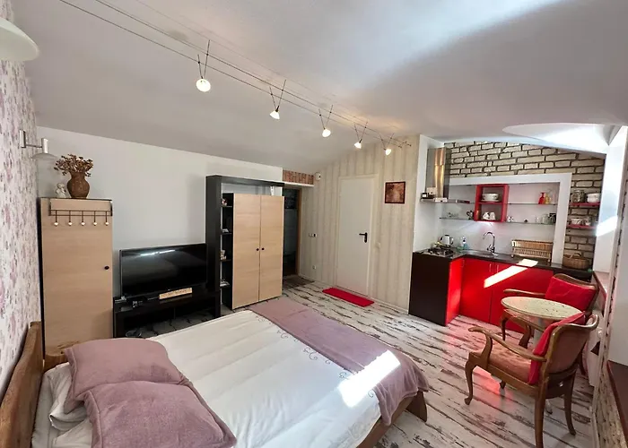 Old Town Cosy One Bedroom Apartments With Fireplace Vilnius