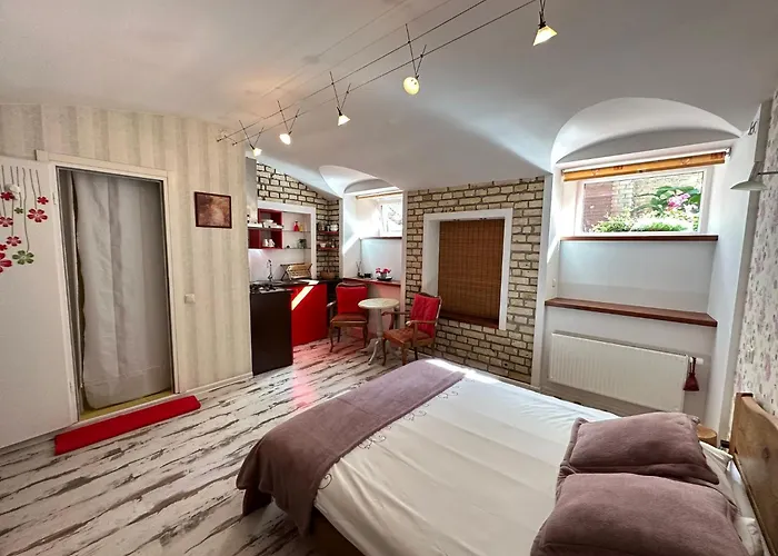 Old Town Cosy One Bedroom Apartments With Fireplace Vilnius