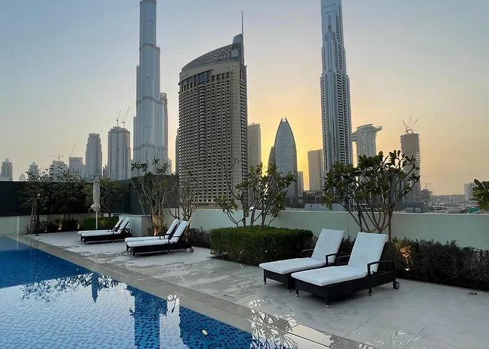 Ultimate Stay Full Burj Khalifa & Downtown Views Designer Luxury High Floor Connected To Dubai Mall For 4 People