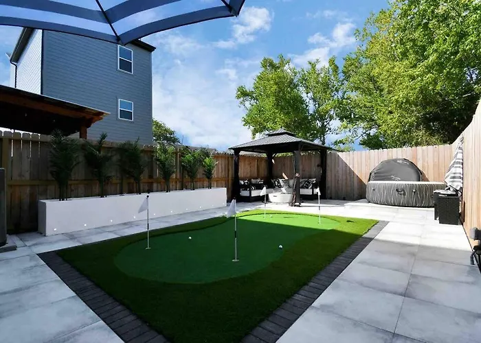 Mini Golf - With Hot Tub- Mins To Downtown Nightlife Villa Houston