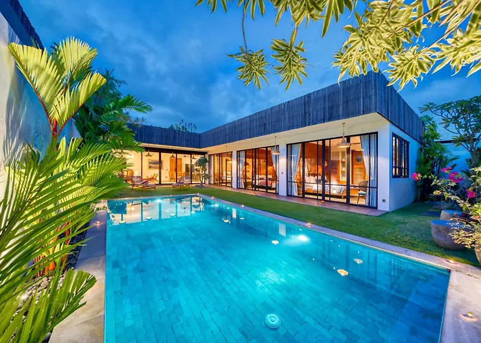 Chic Tranquility Modern Yet Timeless 3Bd Villa Canggu 