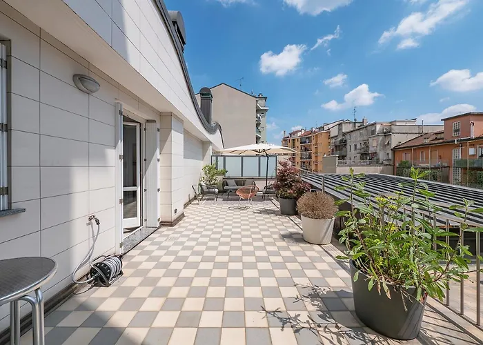 Penthouse In Milan - 2 Terraces And Netflix Apartment