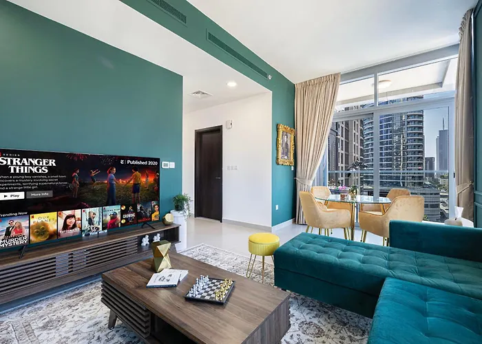 Iconic Burj Khalifa Views From Luxury 1Br Home Dubai