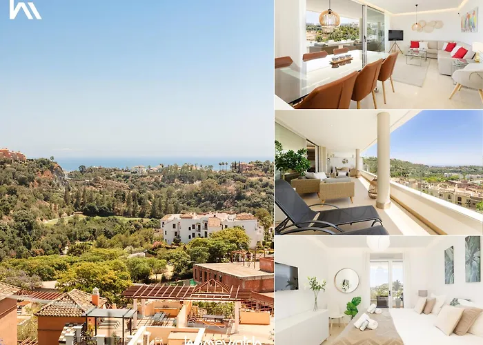 Modern Apartment, With Large Private Terrace, Bbq And Panoramic Sea Views, In Residencial Botanic, Benahavís