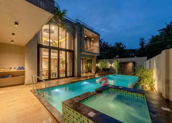 Lindsay Manor Vana 4Bhk Private Pool 1Km Beach Vagator