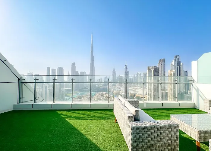 Panoramic Burj Khalifa View Luxury 2Br Penthouse Apartment Dubai