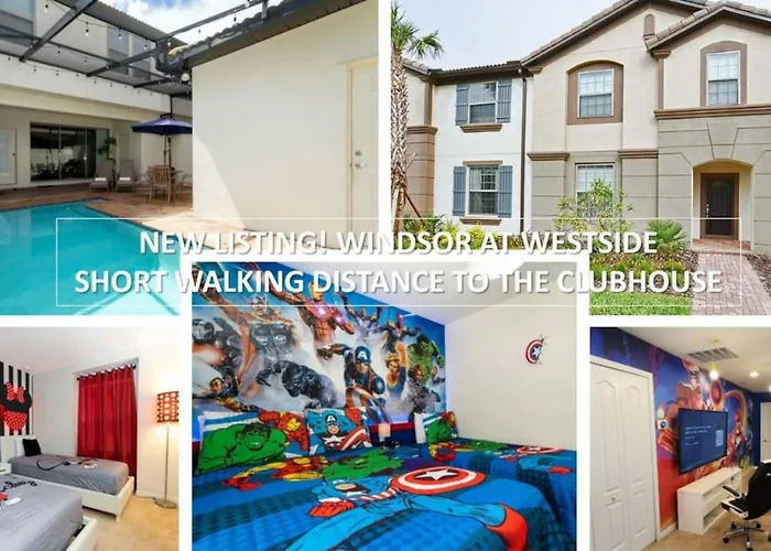 5 Bedroom 5 Bathroom Windsor At Westside 8900Al Kissimmee